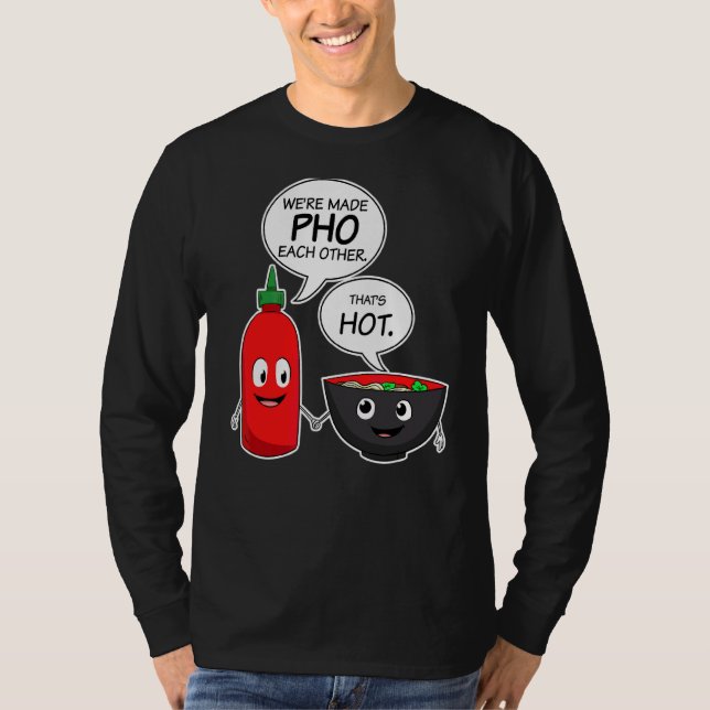 Camiseta Sopa de fideos de arroz vietnamita Viet Nam Pho (Anverso)