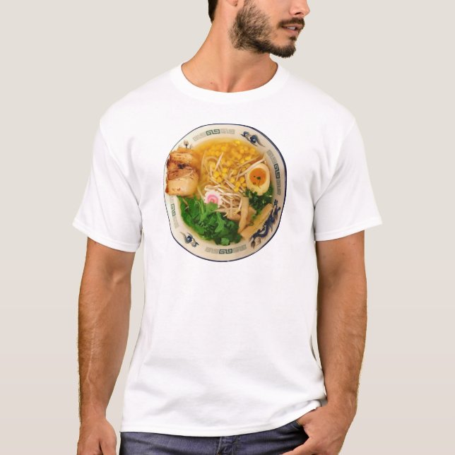 Camiseta Sopa de fideos de cerdo Ramen (Anverso)