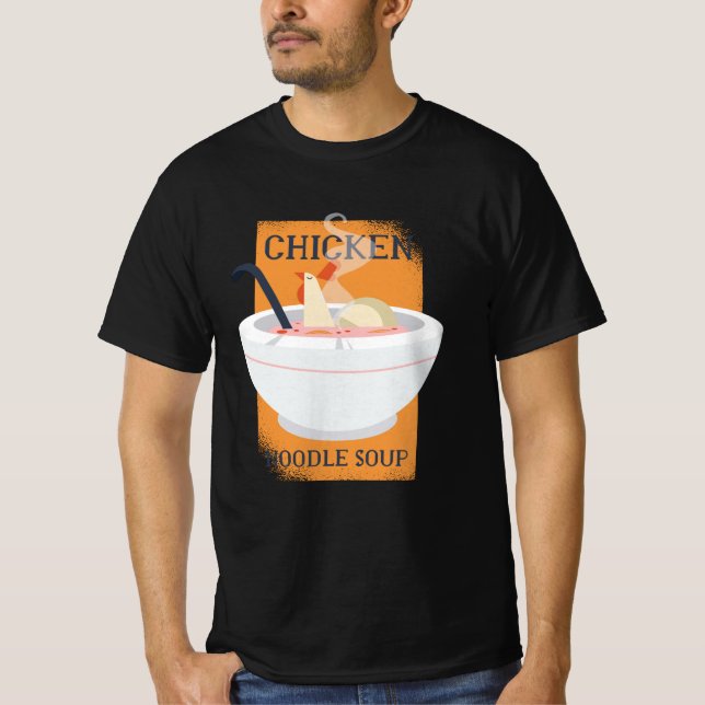 Camiseta Sopa de fideos de pollo (Anverso)