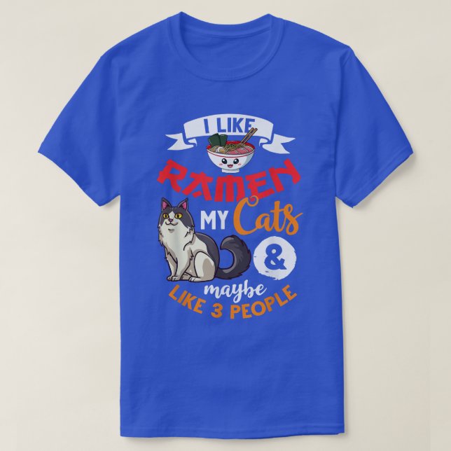 Camiseta Sopa de fideos de pollo con tazón de Ramen japonés (Diseño del anverso)