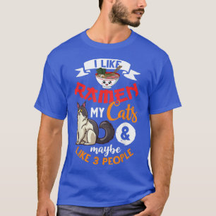 Camiseta Sopa de fideos de pollo con tazón de Ramen japonés