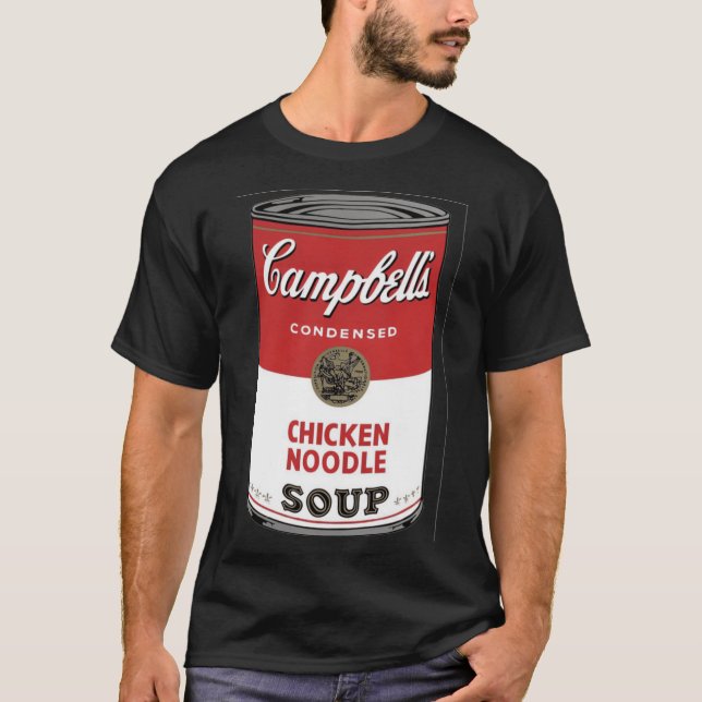 Camiseta Sopa de fideos de pollo de campanas de época sobre (Anverso)
