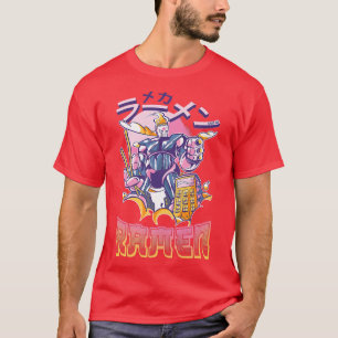 Camiseta Sopa de fideos de Ramen comiendo Japón 2514