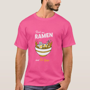 Camiseta Sopa de fideos de Ramen Tazón de comida japonesa Y