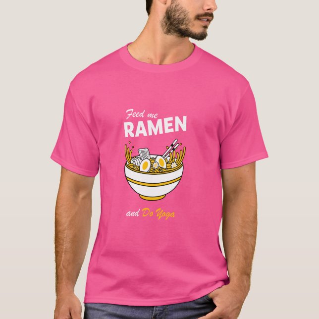 Camiseta Sopa de fideos de Ramen Tazón de comida japonesa Y (Anverso)