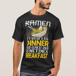 Camiseta Sopa de fideos japonesa Ramen come comida más que 