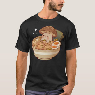 Camiseta Sopa De Fideos Miso Con champiñón Shiitake