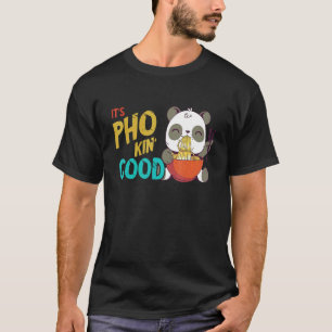 Camiseta Sopa de fideos Pho Panda Pho Bowl comida asiática 