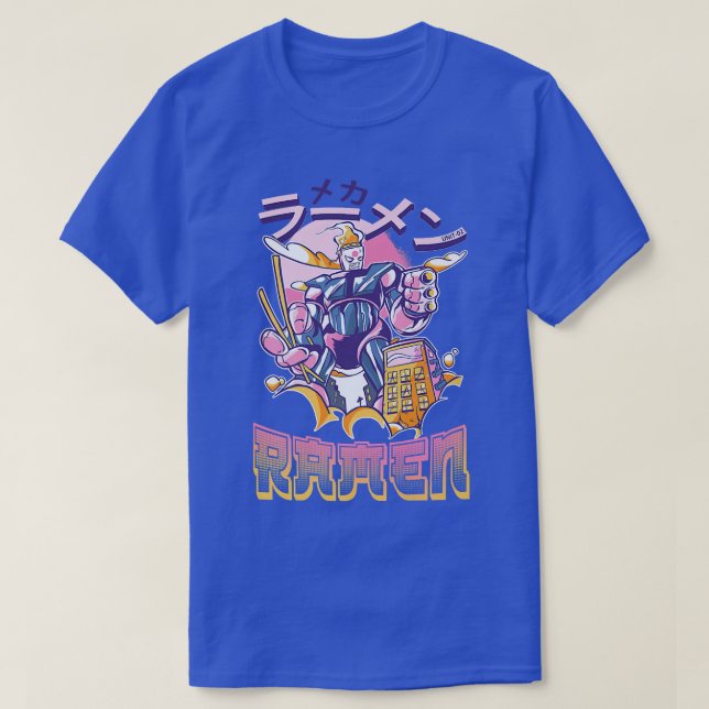 Camiseta Sopa de fideos Ramen comiendo Japón2512 (Diseño del anverso)