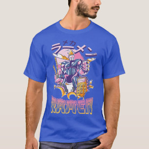 Camiseta Sopa de fideos Ramen comiendo Japón2512
