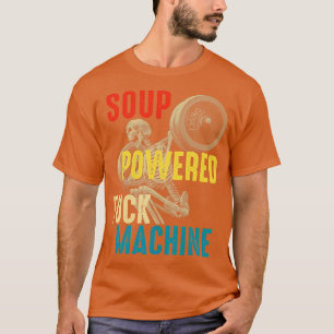Camiseta Sopa De Máquina Alimentada Con Sopa Alimentada Con