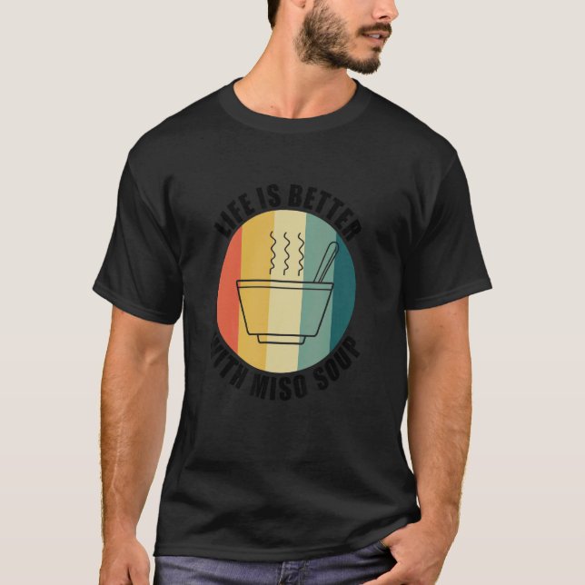 Camiseta Sopa de miso para chef de cocina japonesa (Anverso)
