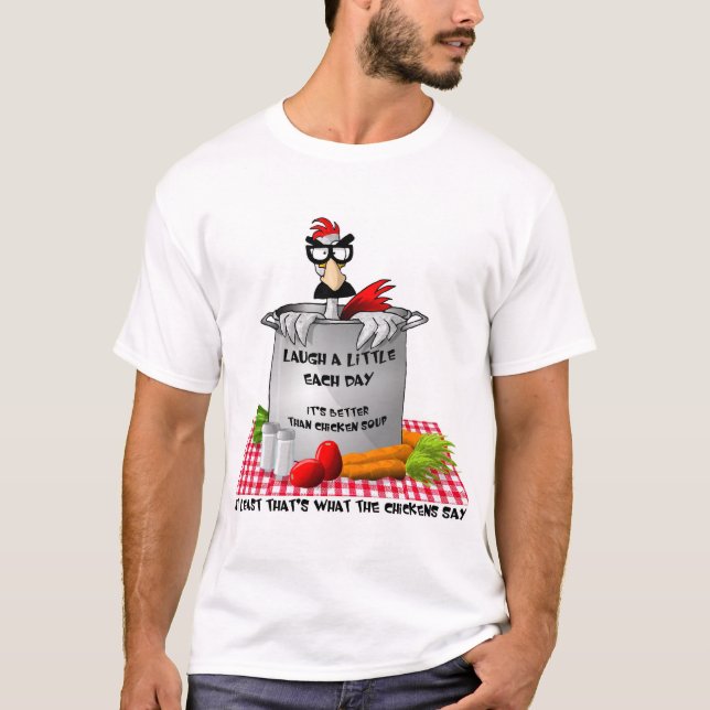 Camiseta Sopa de pollo (Anverso)