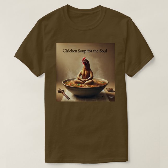 Camiseta Sopa de pollo para el alma (Diseño del anverso)