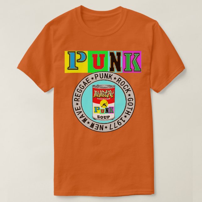 Camiseta Sopa de Punk de punk (Diseño del anverso)