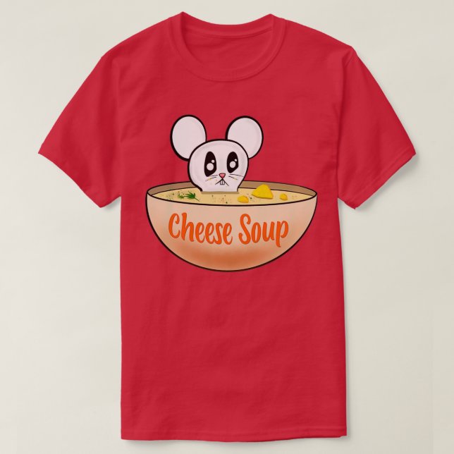 Camiseta Sopa de queso (Diseño del anverso)