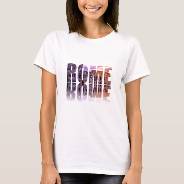 Camiseta Sopa de texto de Roma (Anverso)