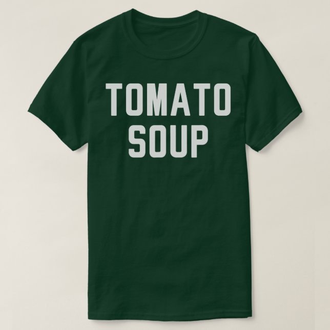 Camiseta Sopa De Tomate Y Trajes De Queso A La Parrilla (Diseño del anverso)
