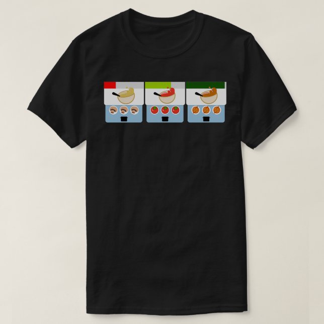 Camiseta Sopa demasiado cocida para servir (Diseño del anverso)