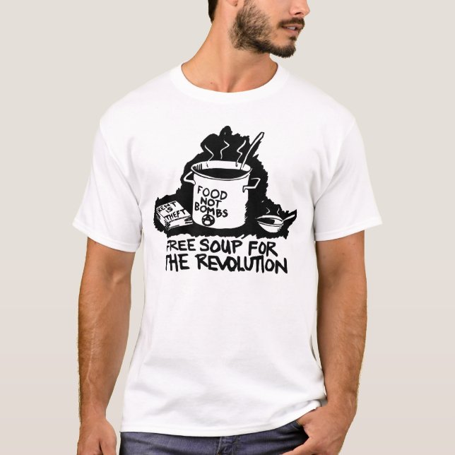 Camiseta Sopa Libre para la campaña de la Revolución (Anverso)