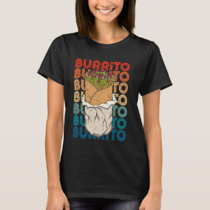 Camiseta Sopa mexicana de comida con burrito para comer