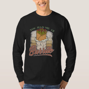 Camiseta Sopa mexicana de comida con burrito para comer