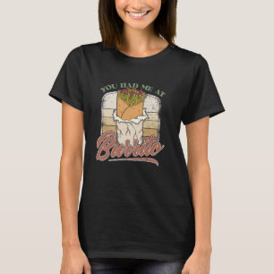 Camiseta Sopa mexicana de comida con burrito para comer