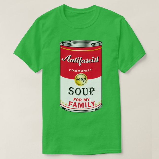 Camiseta Sopa para mi familia 3 (Diseño del anverso)