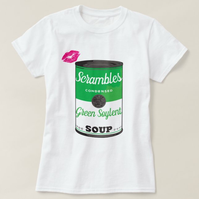 Camiseta Sopa Soylent (Diseño del anverso)