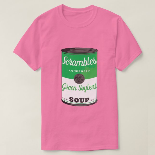 Camiseta Sopa Soylent (Diseño del anverso)