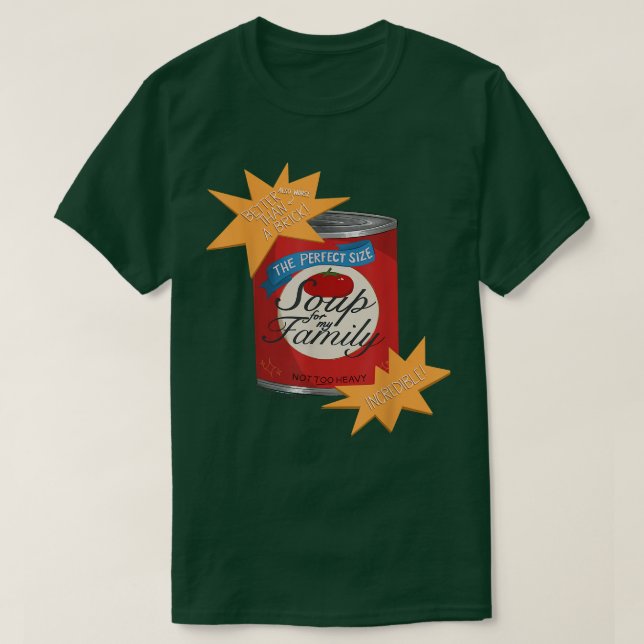 Camiseta Sopas para mi familia (Diseño del anverso)