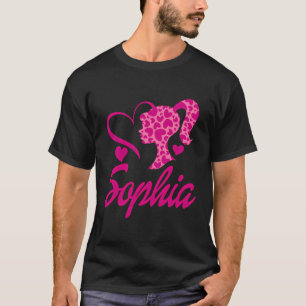 Camiseta Sophia Nombre-D Niño Chica Bebé Día de Nacimiento