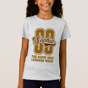 Camiseta Sophia Nombre Personalizado, Sophia Nombre Persona