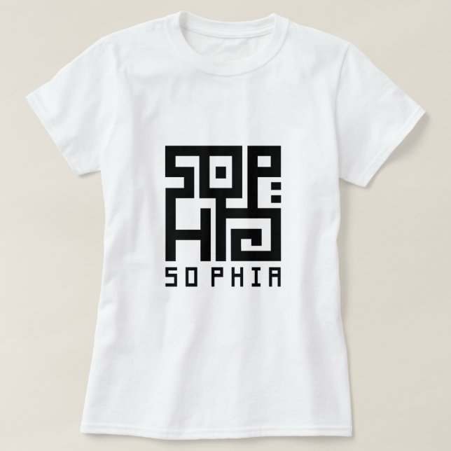 Camiseta Sophia "Sabiduría" (Diseño del anverso)