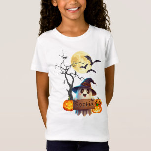 Camiseta Sophia Spooky: Un fantasma de Halloween adorable