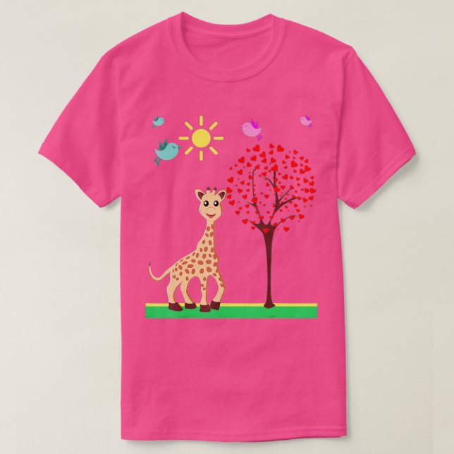 Camiseta Sophie la jirafa (Diseño del anverso)
