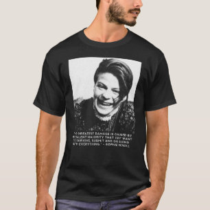 Camiseta Sophie Scholl - Patriota frigeist de FreeThinker