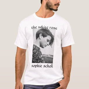 Camiseta SophieScholl, el rosa blanco, scholl del sophie