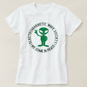 Camiseta Sopladores de UFO UAP Venimos en Paz Alien ET