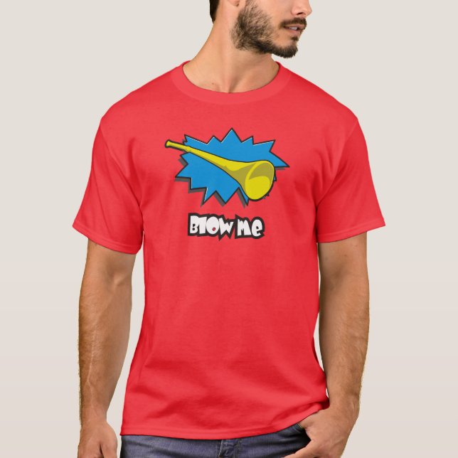 Camiseta Sópleme (el vuvuzela) (Anverso)