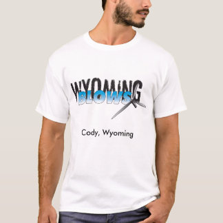 Camiseta Soplos/Cody, Wyoming de Wyoming