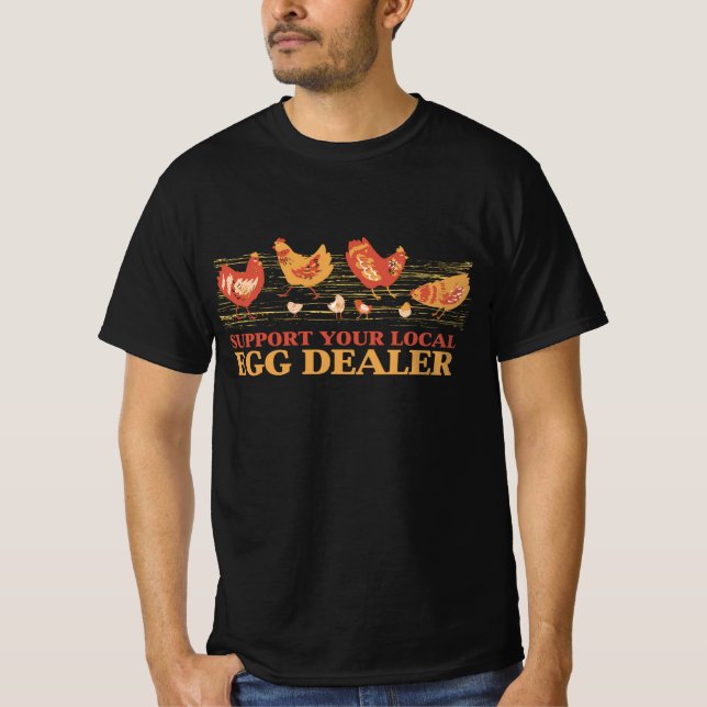 CAMISETA SOPORTE A SU PROVEEDOR LOCAL DE EGG (Anverso)