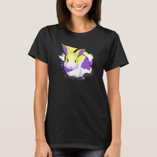 Camiseta Soporte Agénero No Binario De Conejo No Binario Lg