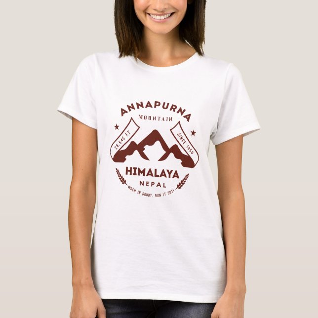 Camiseta Soporte Annapurna Nepal (Anverso)