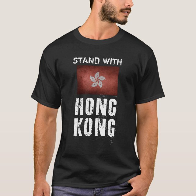 Camiseta soporte con Hong-Kong (Anverso)