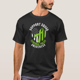 Camiseta Soporte de Awaren de Parálisis Cerebral de Cinta V