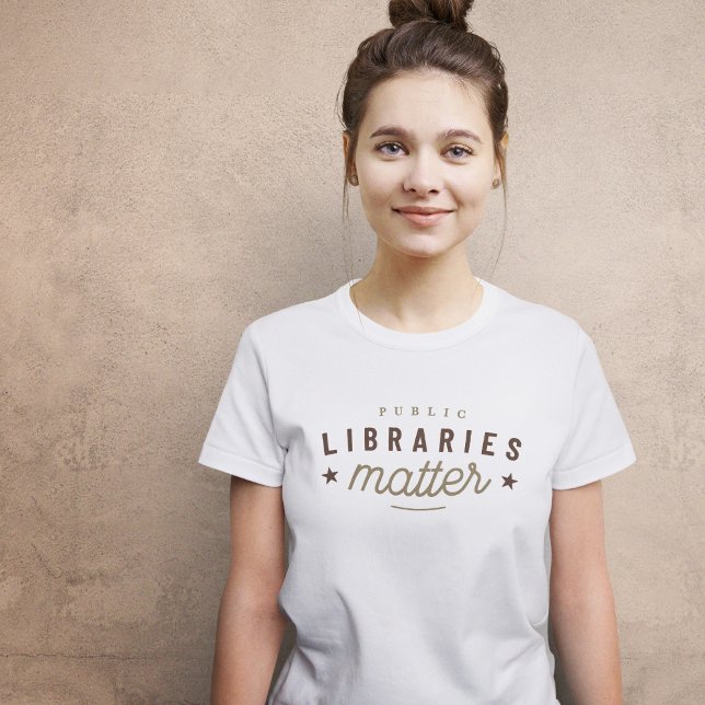 Camiseta Soporte de Bibliotecas Materia (Subido por el creador)