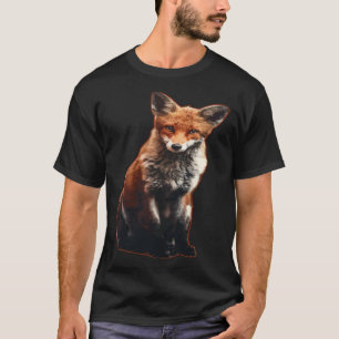 CAMISETA SOPORTE DE CARÁCTER ANIMAL HUSKY DE PERRO FOX