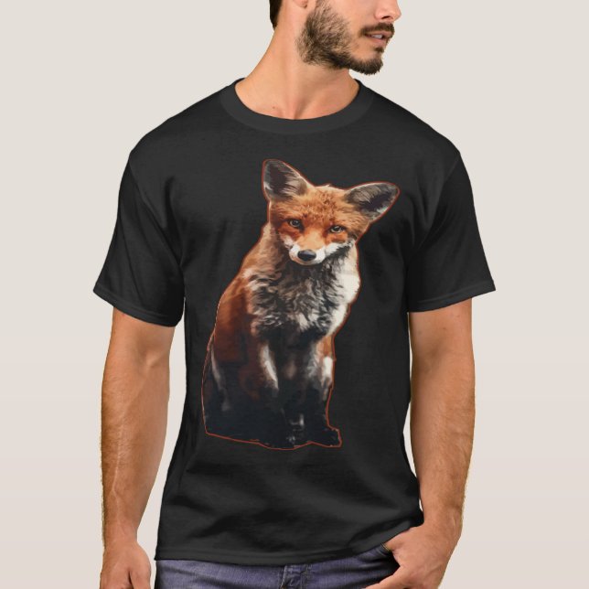 CAMISETA SOPORTE DE CARÁCTER ANIMAL HUSKY DE PERRO FOX (Anverso)