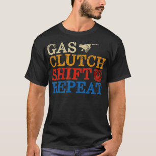Camiseta Soporte de Carreras de arrastre de repetición del 
